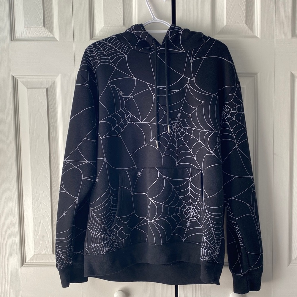 Forever 21 spider web hoodie
